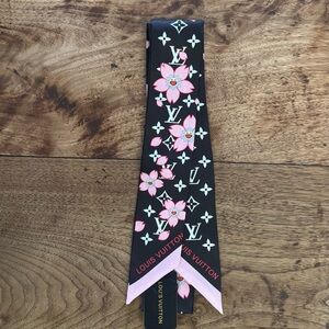 Fashion Cherry Blossoms Twilly/Scarf/Bandeau